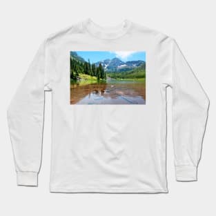 Maroon Bells. Summer Long Sleeve T-Shirt